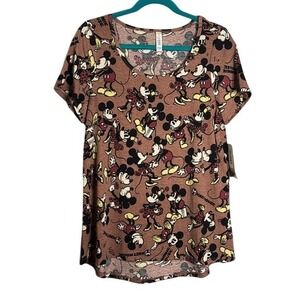 Mickey/Minnie Mouse Graphic T-Shirt LulaRoe Brand SMALL‎